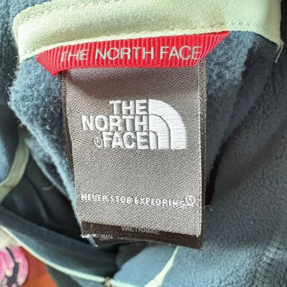 The North Face Blue Fleece Pullover‎ Women 1/4 Zip Polartec Outdoor Hike Small
